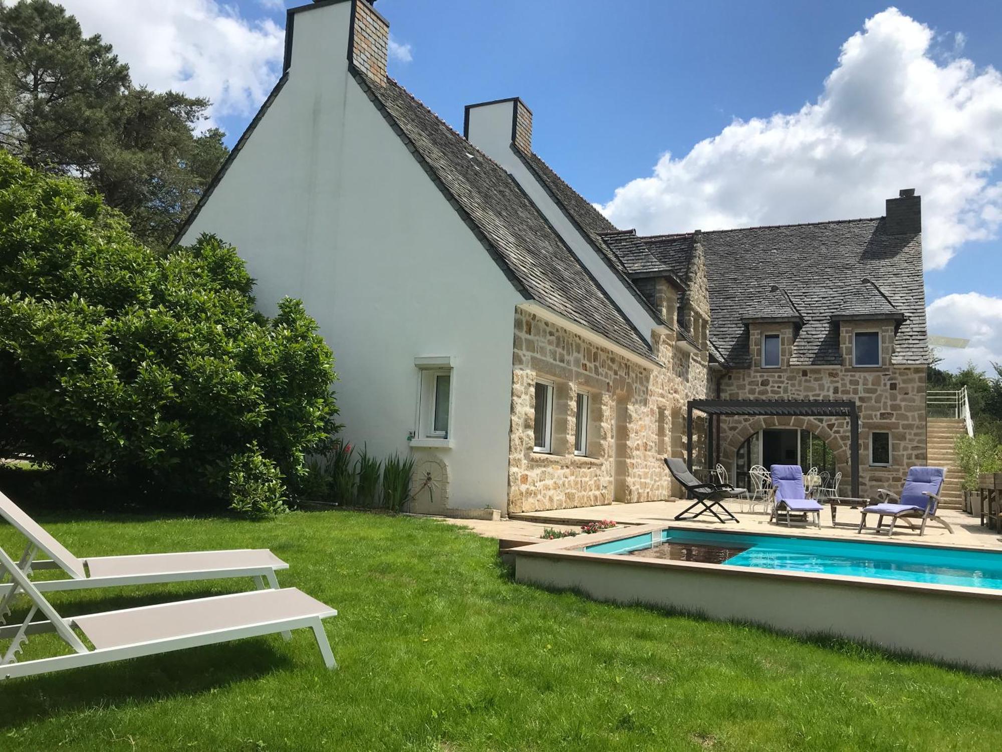 Le Pas Du Faon Bed and Breakfast Caudan Buitenkant foto
